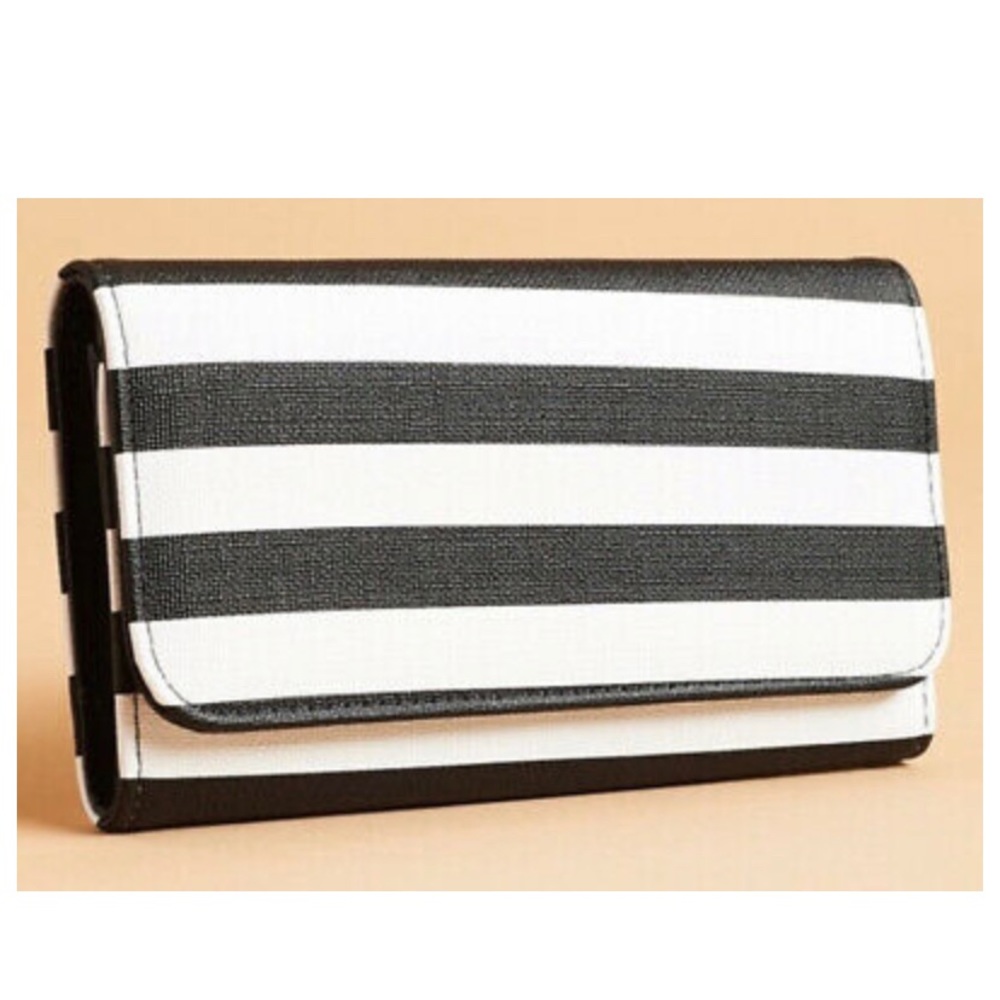 Kut from the Kloth - Slim Striped Vegan Wallet